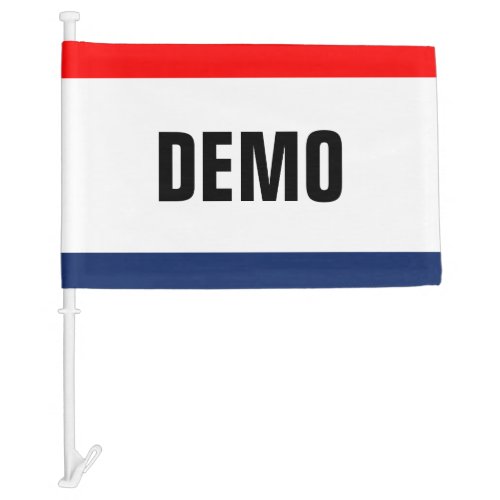 Car Dealership DEMO Promotion Customizable Car Flag