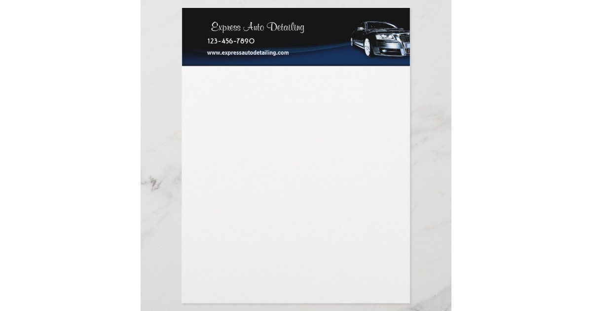 car dealership letterhead