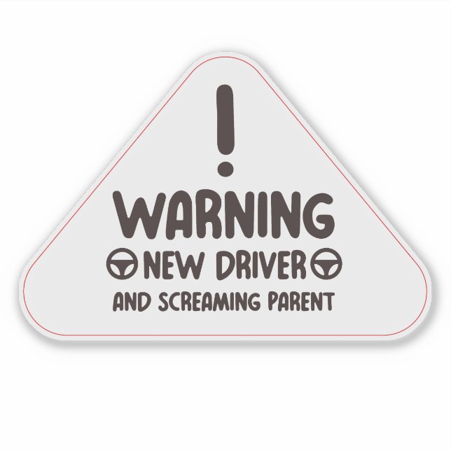 Car Decal Bumper Sticker (Front)