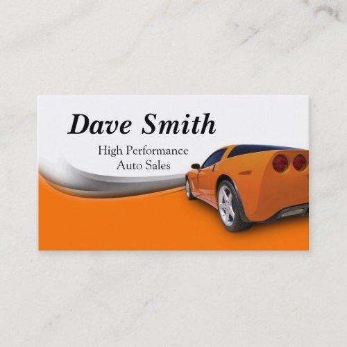 Car Detailer and Service Business Card