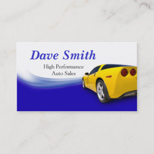Car Detailer and Service Business Card