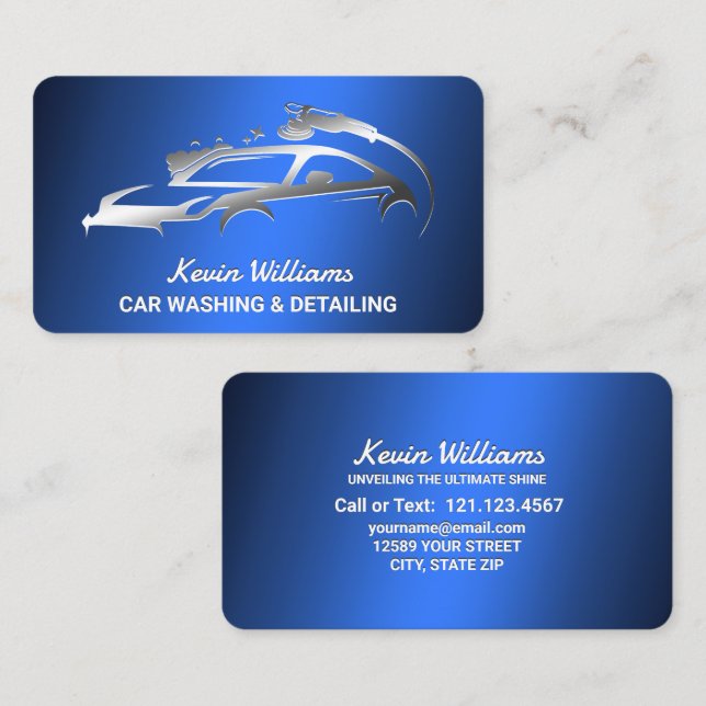 Car Detailer Business Card (Front/Back)