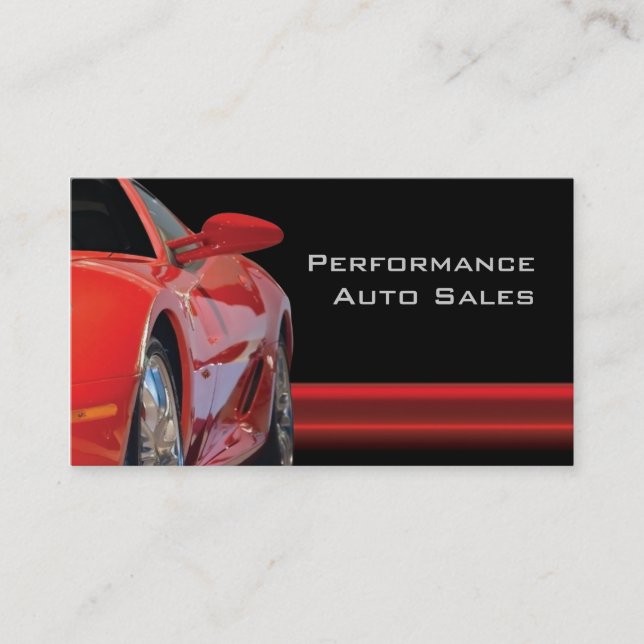 Car Detailer Business Card (Front)