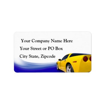 Car Detailer Label by Lasting__Impressions at Zazzle