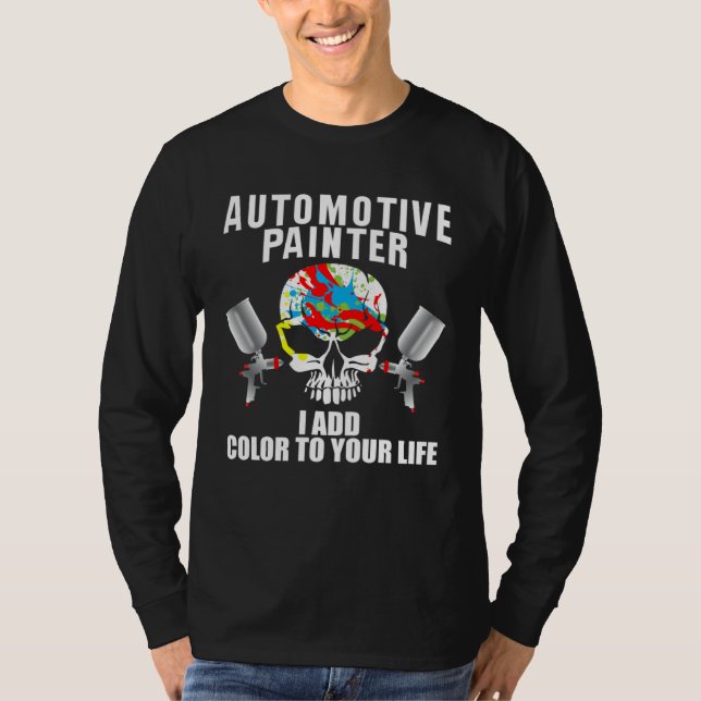 Car Detailer Quote for Vehicle Sprayer and Painter T-Shirt (Front)