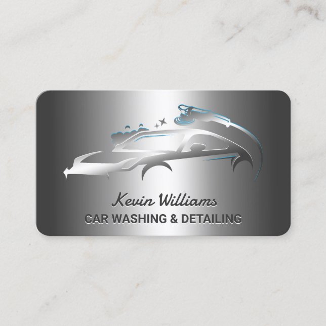 Car Detailing Business Card (Front)