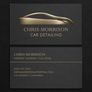 Car Detailing Business Card