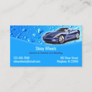 Car Detailing Business Card Template