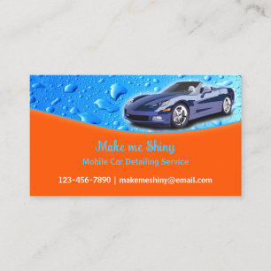 Car Detailing Business Card Template
