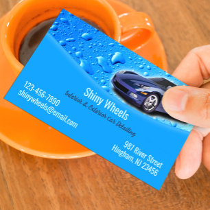 Car Detailing Business Card Template