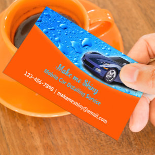 Car Detailing Business Card Template