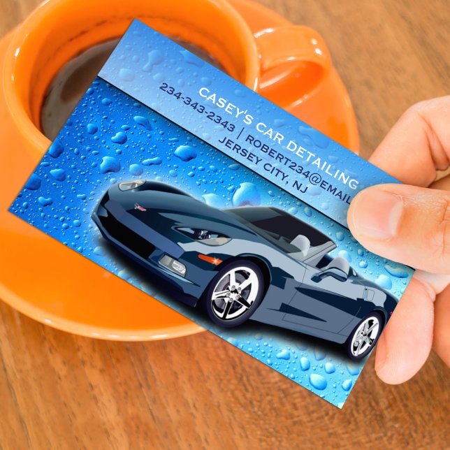 Car Detailing Business Card Template (Creator Uploaded)