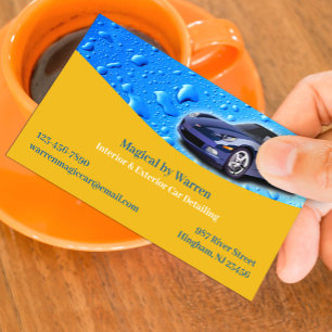 Car Detailing Business Card Template