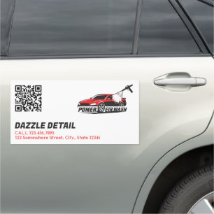 Car Detailing Custom Logo Business Magnets
