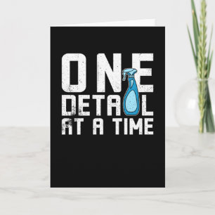 Car Detailing One Detail at a Time Card