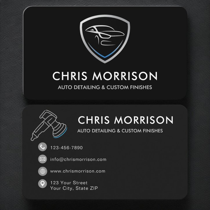 Car Detailing Service Business Card