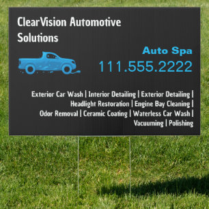 Car Detailing Sign