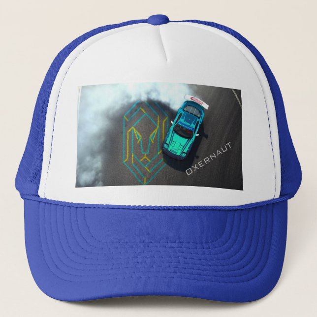 Car Drifting Trucker Hat (Front)