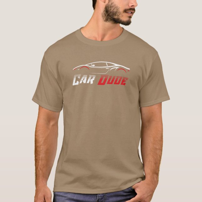 Car Dude Car Lovers Car Collector Drift Car Auto M T-Shirt (Front)