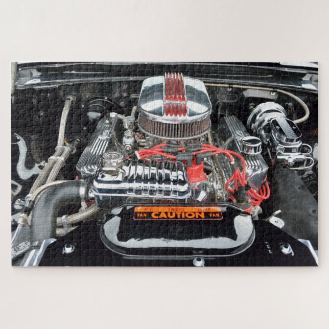 car engine 12 puzzle (Horizontal)