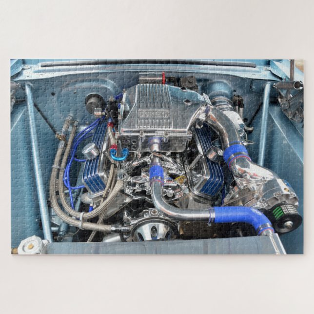 car engine 13 puzzle (Horizontal)