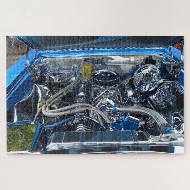 car engine 5 puzzle (Horizontal)