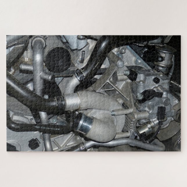 car engine 7 puzzle  (Horizontal)