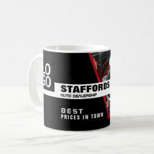 Car Engine, Auto Dealership Advertising Coffee Mug