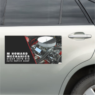 Car Engine, Auto Mechanic & Repairs Magnet