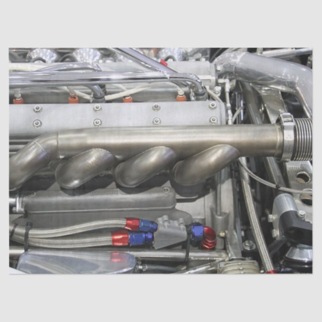 car engine tissue paper (Front)