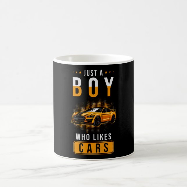 Car Fan Boy Saying Funny Coffee Mug (Center)