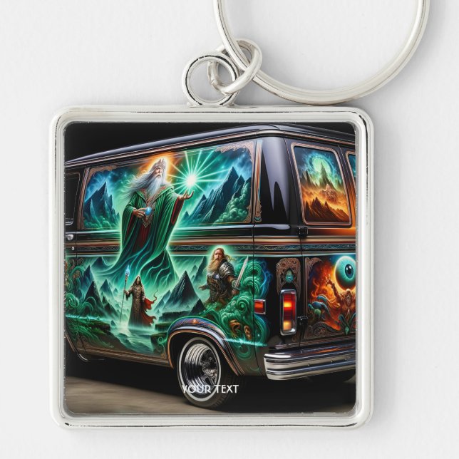 Car Fantasy Paint Keychain (Front)