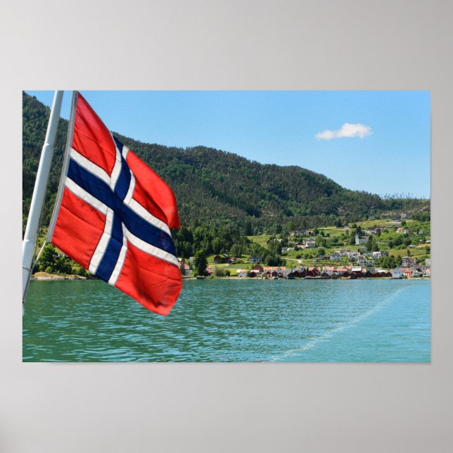 Car ferry in Norway poster print (Front)