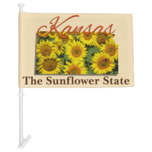 Car Flag - KANSAS