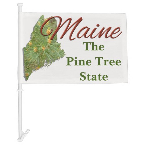 Car Flag _ MAINE