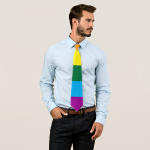 Car Flag Neck Tie
