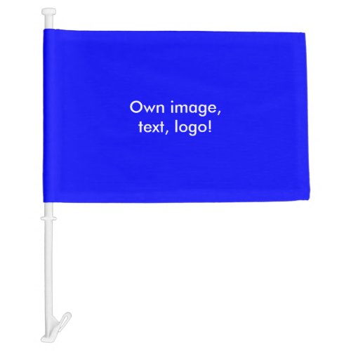 Car Flag uni Royal Blue