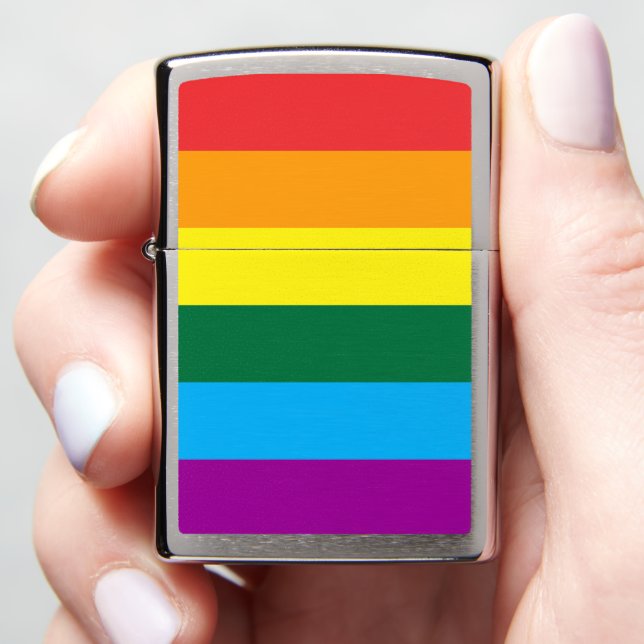 Car Flag Zippo Lighter (In Hand)