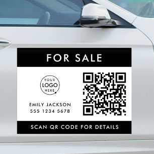 Car for Sale   Dealership Promotional Marketing QR Magnet
