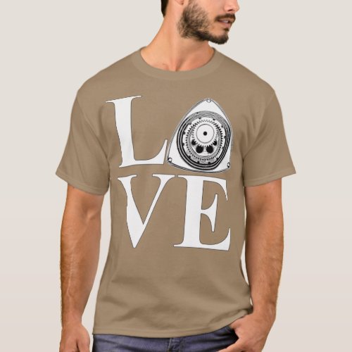 Car Geek Love Rotary Engine Auto Design T_Shirt