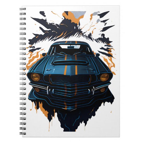 car graphic Design Notebook