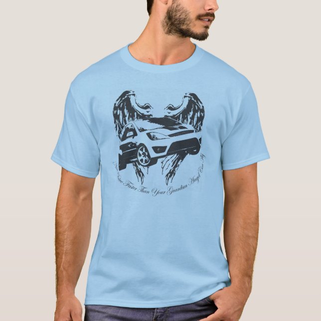 Car Guardian Angel T-Shirt (Front)