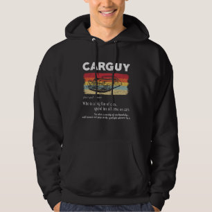 Car Guy Definition Retro Vintage Car 1 Hoodie