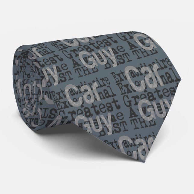 Car Guy Extraordinaire Neck Tie (Rolled)
