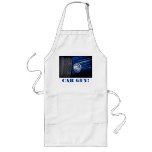 Car Guy Vintage Car Classic Denim Long Apron