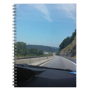 Car Holiday Mountains Europe Austria Photography Notebook