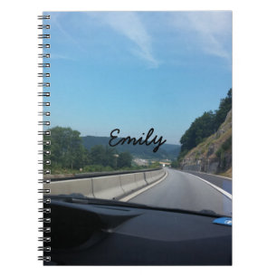 Car Holiday Mountains Europe Austria Photography Notebook
