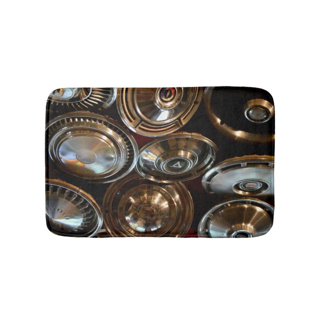 Car Hub Cap Bathmat Rug (Front)
