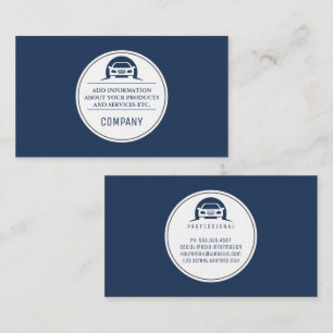 Car Icon Business Card