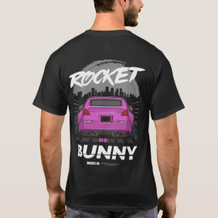 Car Illustration Rocket Bunny T-Shirt
